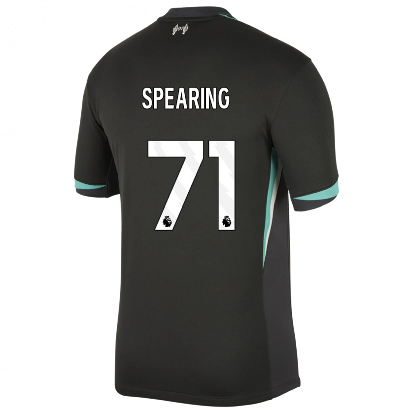 Danxen Dětské Jay Spearing #71 Černá Antracitově Bílá Daleko Hráčské Dresy 2024/25 Dres