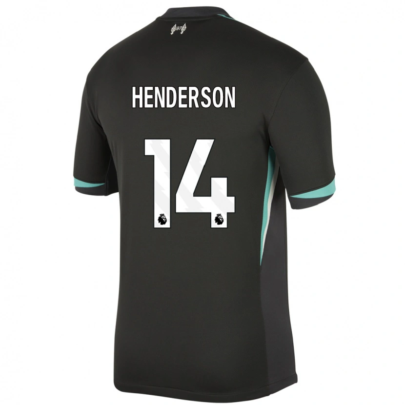 Danxen Dětské Henderson #14 Černá Antracitově Bílá Daleko Hráčské Dresy 2024/25 Dres