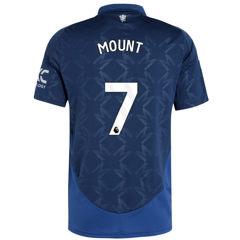 Danxen Dětské Mason Mount #7 Indigo Daleko Hráčské Dresy 2024/25 Dres