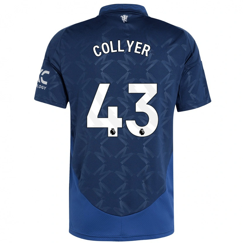 Danxen Dětské Toby Collyer #43 Indigo Daleko Hráčské Dresy 2024/25 Dres