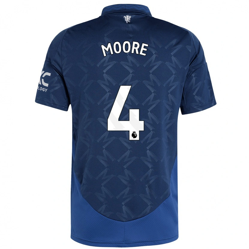 Danxen Dětské Jade Moore #4 Indigo Daleko Hráčské Dresy 2024/25 Dres