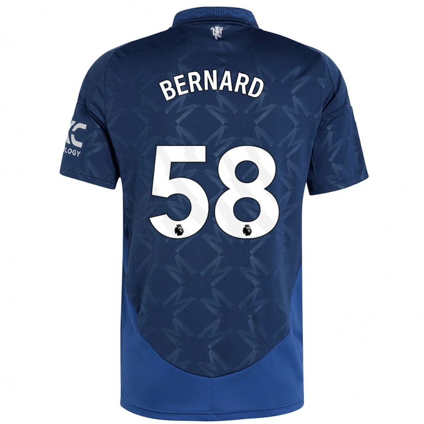 Danxen Dětské Bernard #58 Indigo Daleko Hráčské Dresy 2024/25 Dres