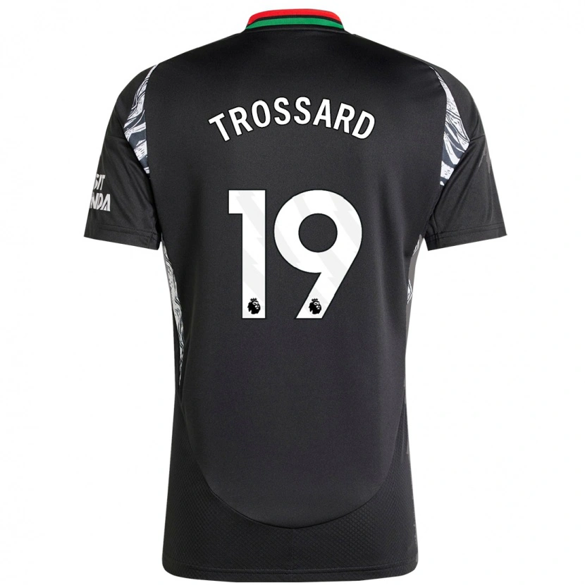 Danxen Dětské Leandro Trossard #19 Černý Daleko Hráčské Dresy 2024/25 Dres