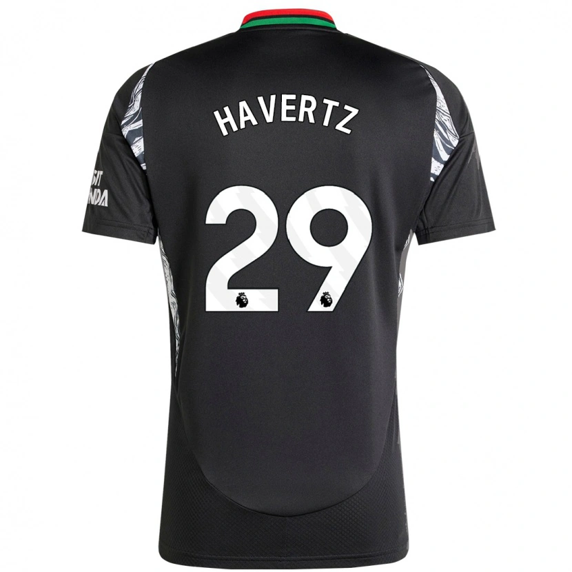 Danxen Dětské Kai Havertz #29 Černý Daleko Hráčské Dresy 2024/25 Dres