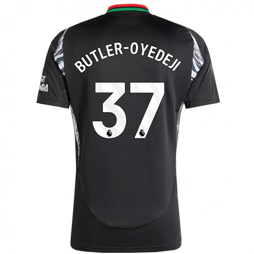 Danxen Dětské Nathan Butler-Oyedeji #37 Černý Daleko Hráčské Dresy 2024/25 Dres