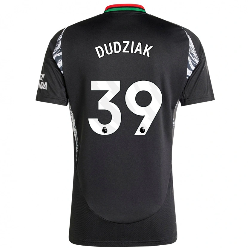 Danxen Dětské Harrison Dudziak #39 Černý Daleko Hráčské Dresy 2024/25 Dres