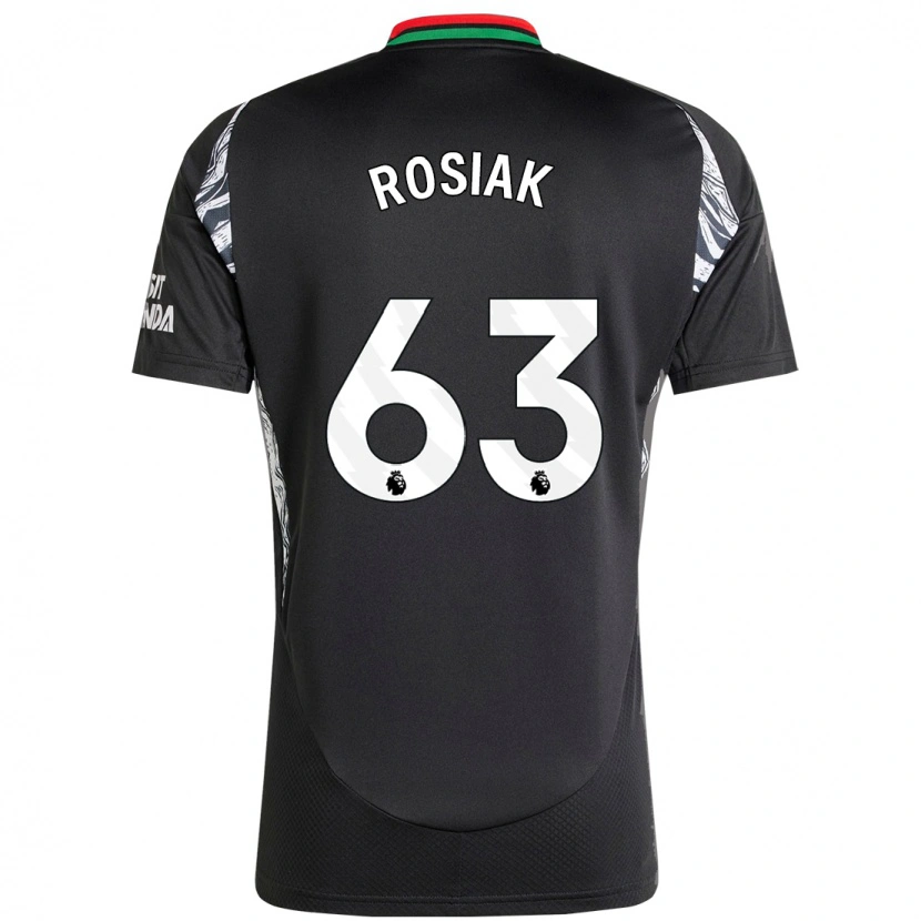 Danxen Dětské Michal Rosiak #63 Černý Daleko Hráčské Dresy 2024/25 Dres