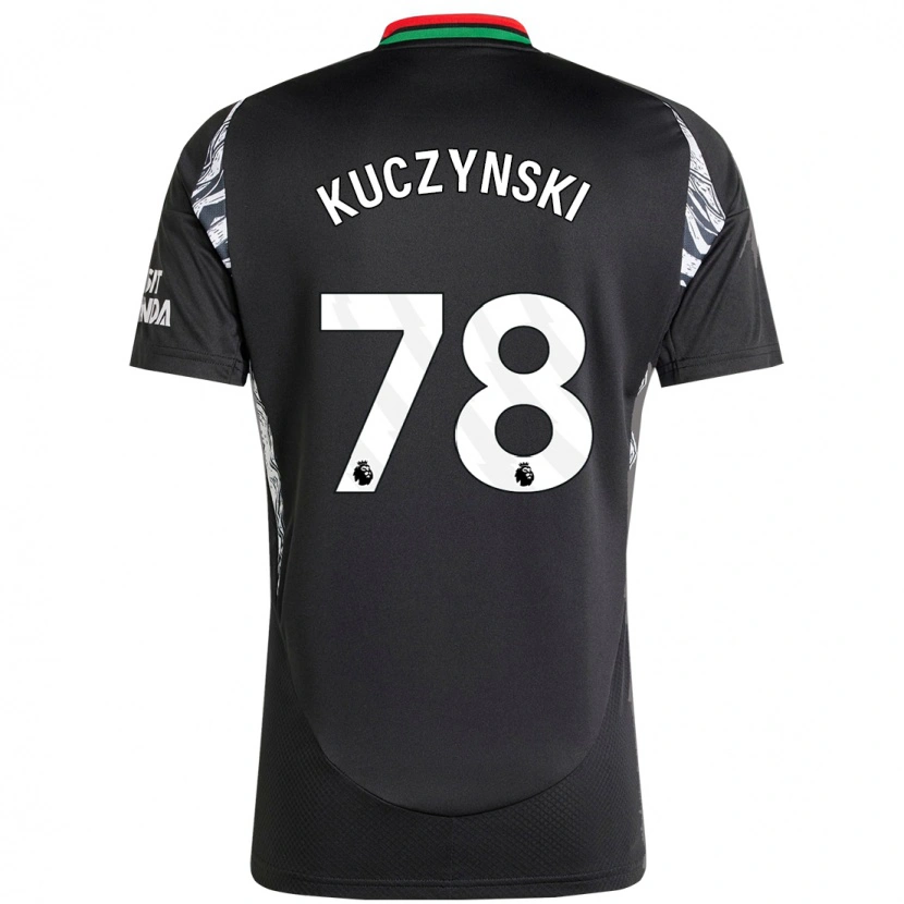 Danxen Dětské Max Kuczynski #78 Černý Daleko Hráčské Dresy 2024/25 Dres