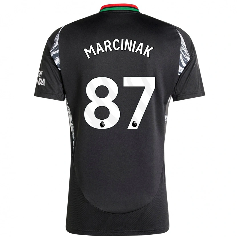 Danxen Dětské Alex Marciniak #87 Černý Daleko Hráčské Dresy 2024/25 Dres