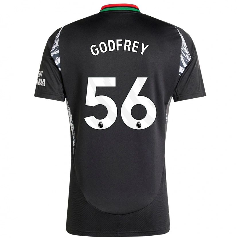 Danxen Dětské Freya Godfrey #56 Černý Daleko Hráčské Dresy 2024/25 Dres