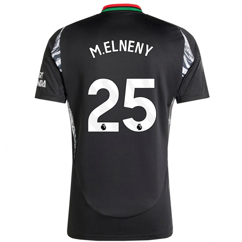 Danxen Dětské Mohamed Elneny #25 Černý Daleko Hráčské Dresy 2024/25 Dres