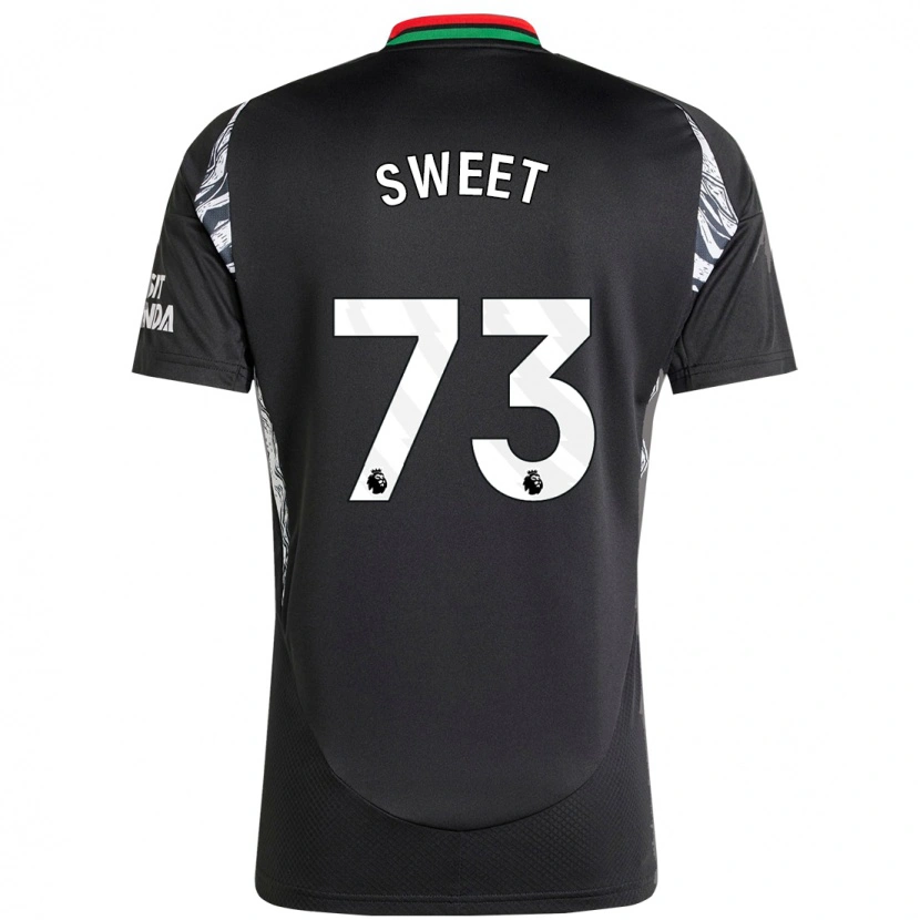 Danxen Dětské James Sweet #73 Černý Daleko Hráčské Dresy 2024/25 Dres