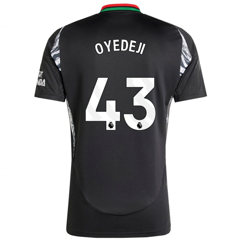 Danxen Dětské Nathan Butler Oyedeji #43 Černý Daleko Hráčské Dresy 2024/25 Dres