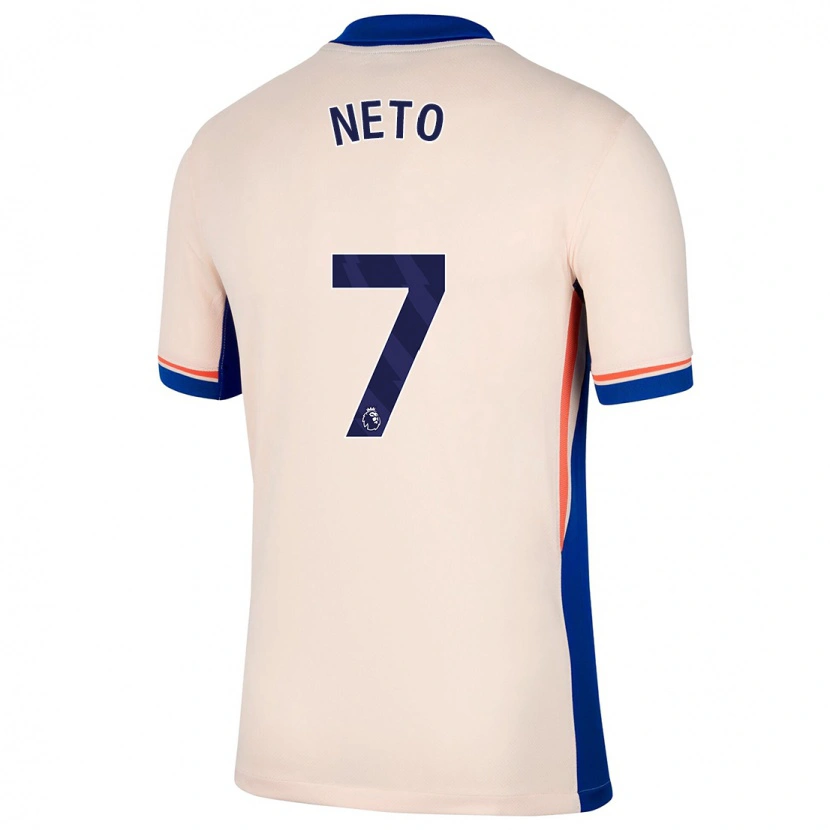 Danxen Dětské Pedro Neto #7 Světle Béžová Daleko Hráčské Dresy 2024/25 Dres