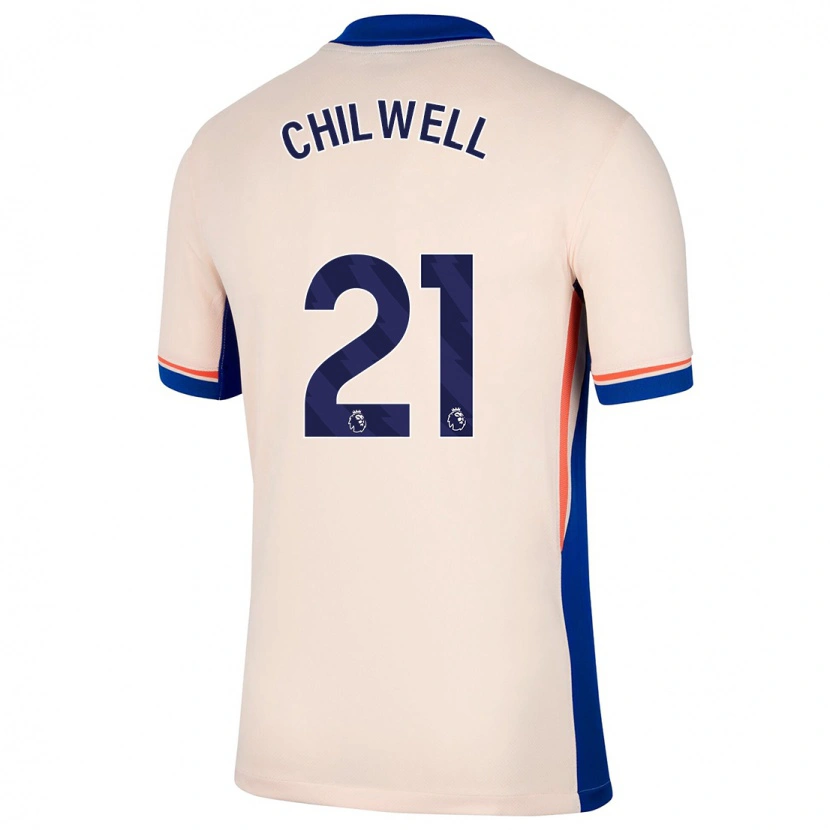 Danxen Dětské Ben Chilwell #21 Světle Béžová Daleko Hráčské Dresy 2024/25 Dres