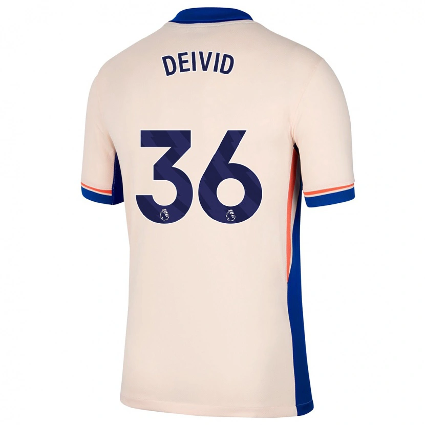 Danxen Dětské Deivid Washington #36 Světle Béžová Daleko Hráčské Dresy 2024/25 Dres