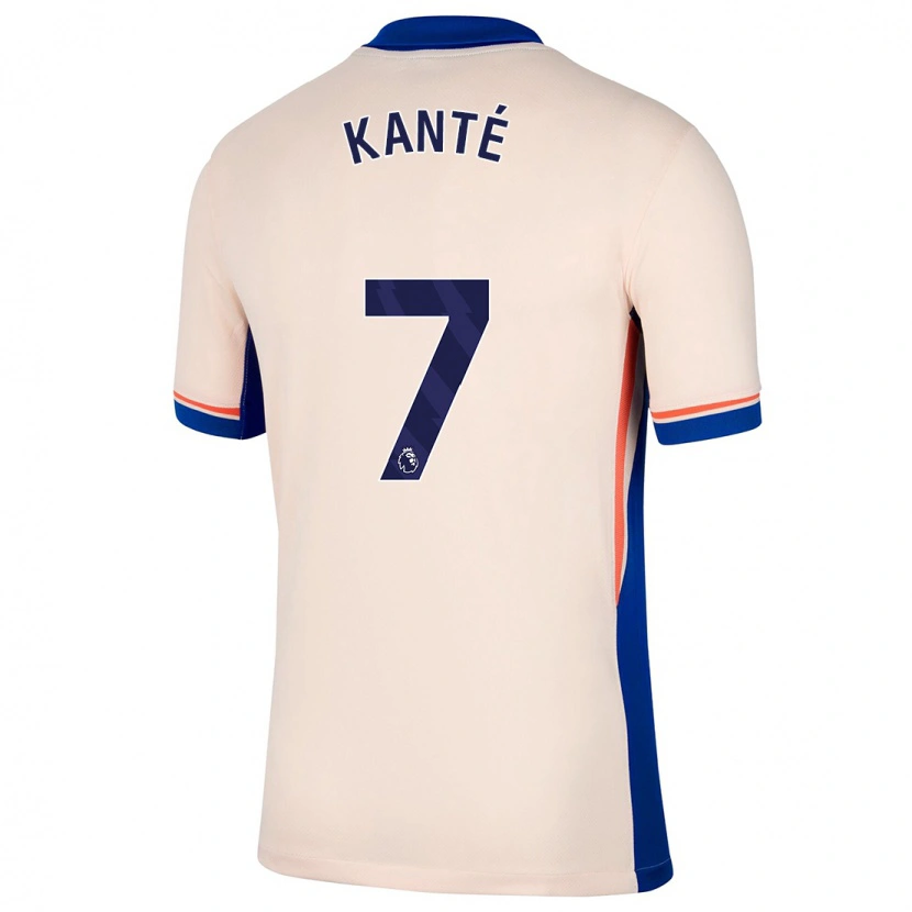 Danxen Dětské N'golo Kante #7 Světle Béžová Daleko Hráčské Dresy 2024/25 Dres