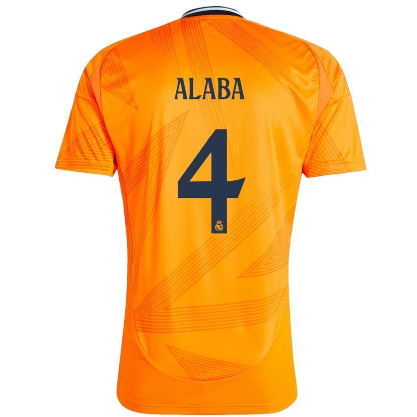 Danxen Dětské David Alaba #4 Pomerančový Daleko Hráčské Dresy 2024/25 Dres