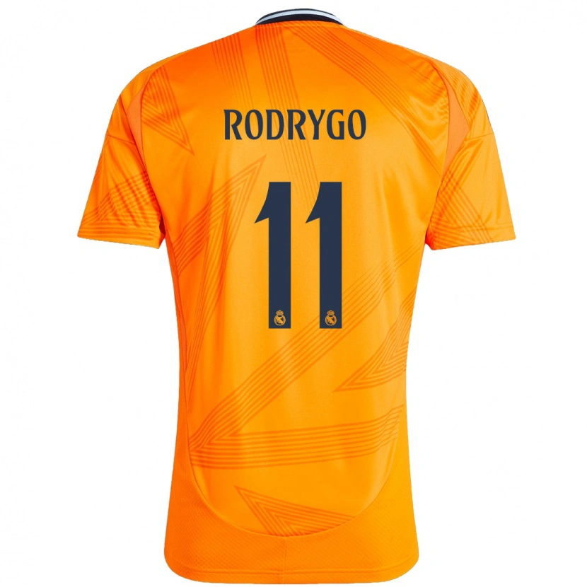 Danxen Dětské Rodrygo #11 Pomerančový Daleko Hráčské Dresy 2024/25 Dres