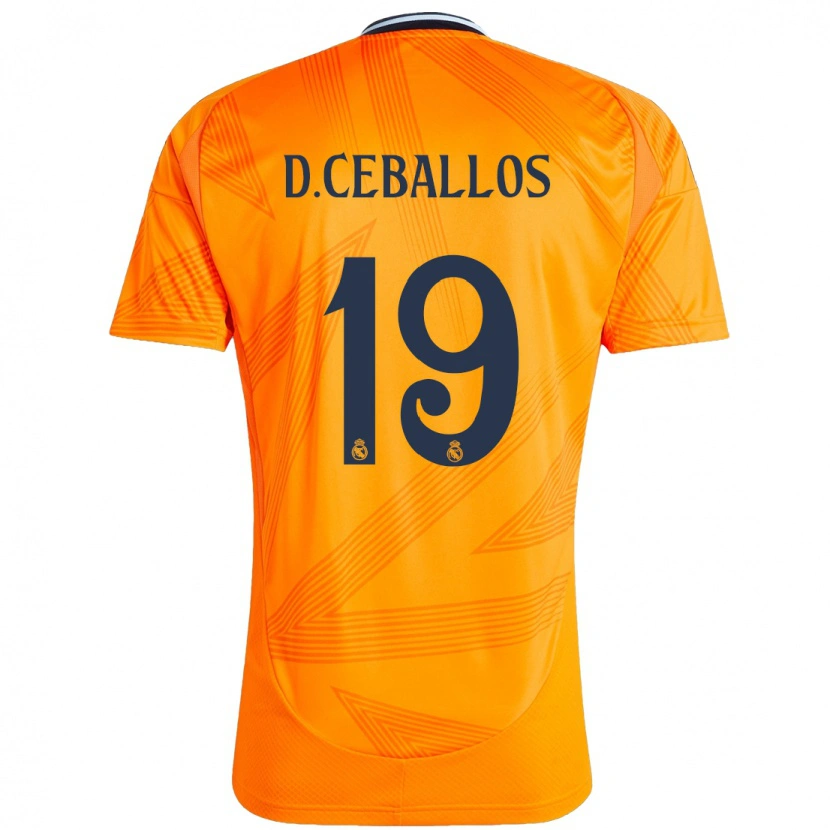 Danxen Dětské Dani Ceballos #19 Pomerančový Daleko Hráčské Dresy 2024/25 Dres