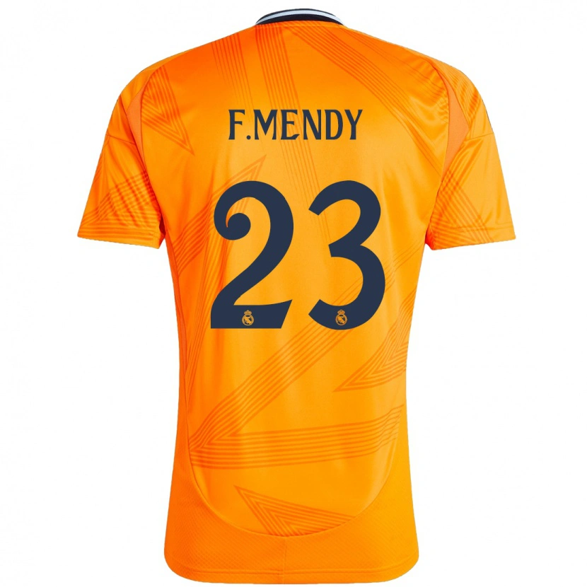 Danxen Dětské Ferland Mendy #23 Pomerančový Daleko Hráčské Dresy 2024/25 Dres