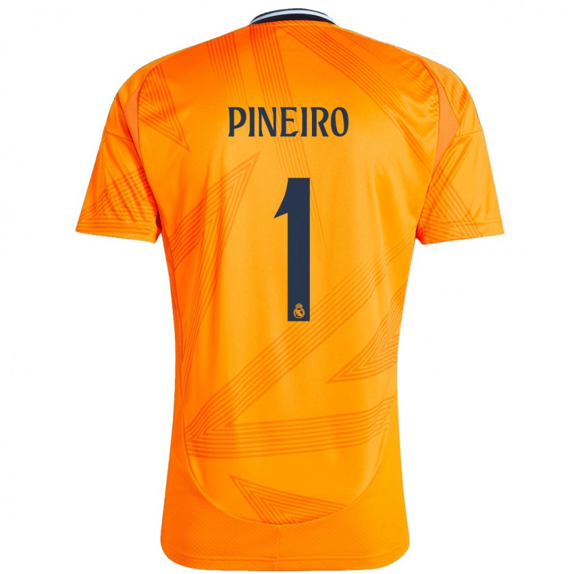 Danxen Dětské Diego Piñeiro #1 Pomerančový Daleko Hráčské Dresy 2024/25 Dres