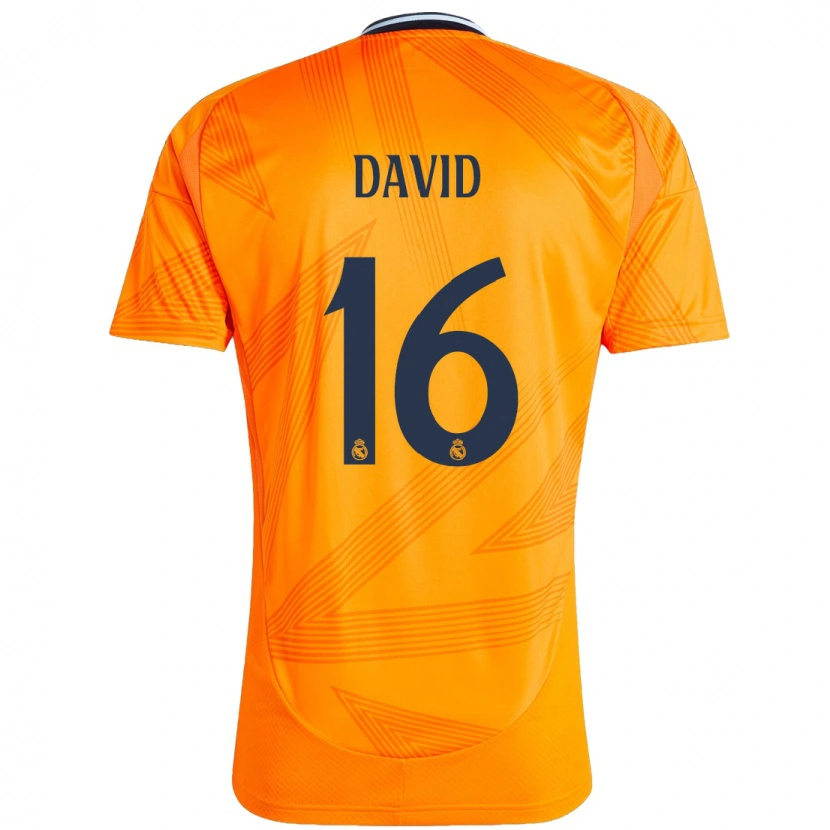 Danxen Dětské Antonio David #16 Pomerančový Daleko Hráčské Dresy 2024/25 Dres