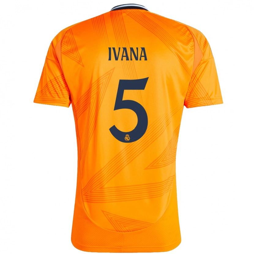 Danxen Dětské Ivana Andres #5 Pomerančový Daleko Hráčské Dresy 2024/25 Dres