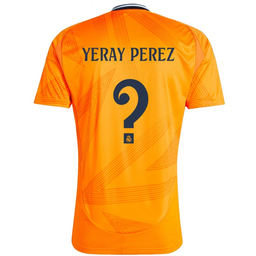 Danxen Dětské Yeray Perez #0 Pomerančový Daleko Hráčské Dresy 2024/25 Dres