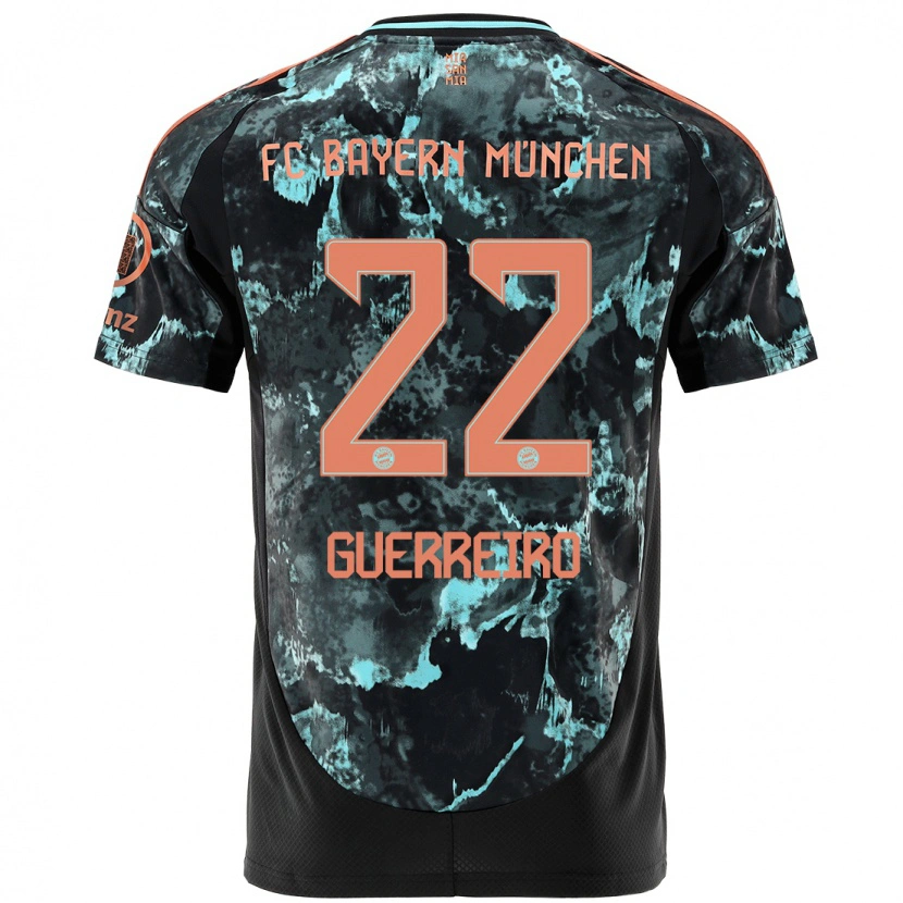 Danxen Dětské Raphaël Guerreiro #22 Černý Daleko Hráčské Dresy 2024/25 Dres