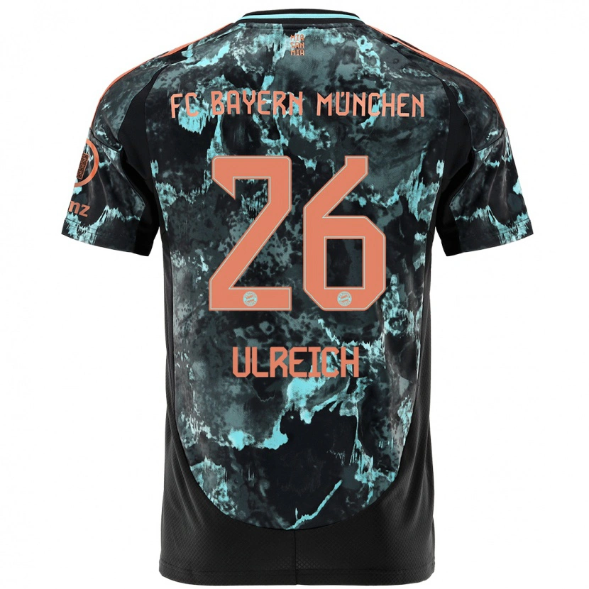 Danxen Dětské Sven Ulreich #26 Černý Daleko Hráčské Dresy 2024/25 Dres