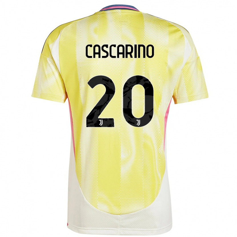 Danxen Dětské Estelle Cascarino #20 Solární Žlutá Daleko Hráčské Dresy 2024/25 Dres