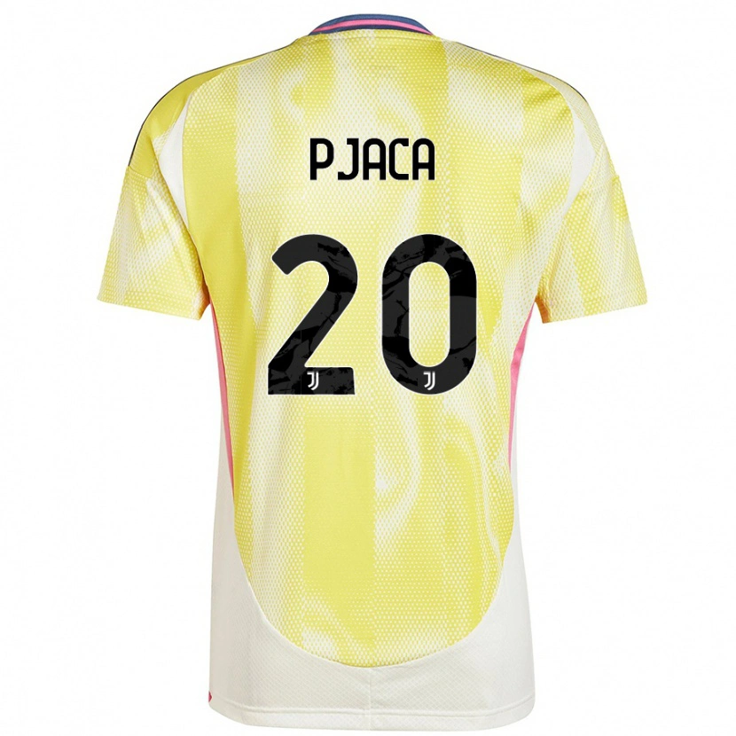 Danxen Dětské Marko Pjaca #20 Solární Žlutá Daleko Hráčské Dresy 2024/25 Dres