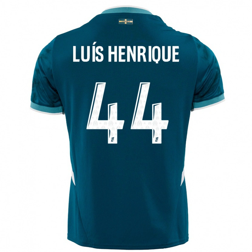 Danxen Dětské Luis Henrique #44 Tyrkysově Modré Daleko Hráčské Dresy 2024/25 Dres