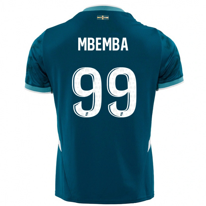 Danxen Dětské Chancel Mbemba #99 Tyrkysově Modré Daleko Hráčské Dresy 2024/25 Dres