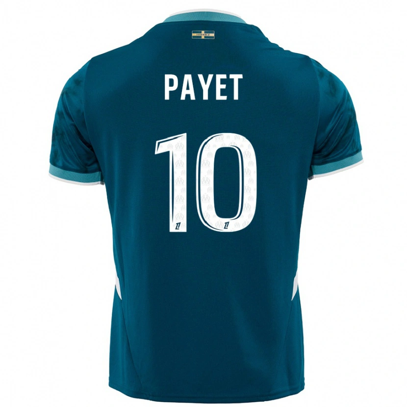 Danxen Dětské Dimitri Payet #10 Tyrkysově Modré Daleko Hráčské Dresy 2024/25 Dres