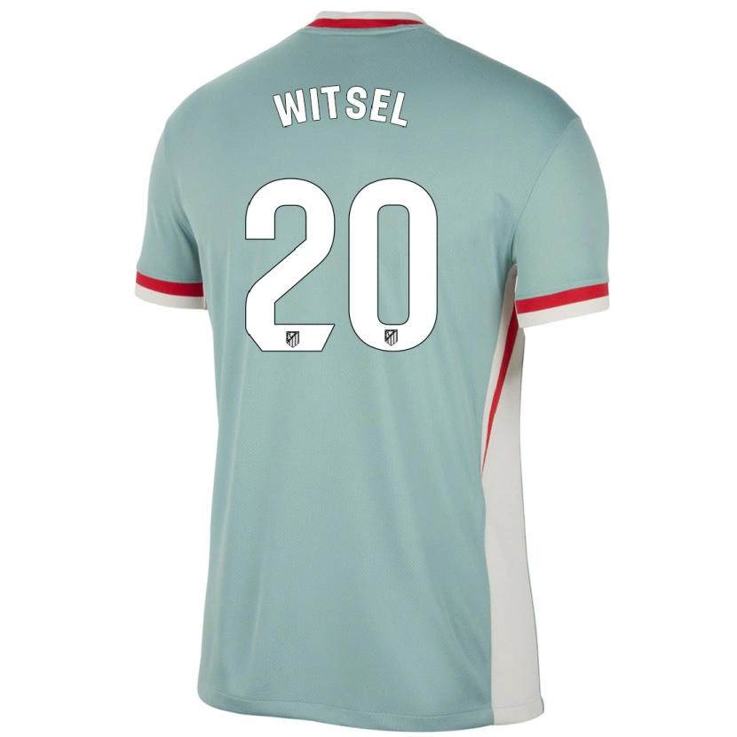 Danxen Dětské Axel Witsel #20 Světle Béžově Modrá Daleko Hráčské Dresy 2024/25 Dres