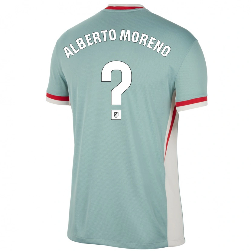 Danxen Dětské Alberto Moreno #0 Světle Béžově Modrá Daleko Hráčské Dresy 2024/25 Dres