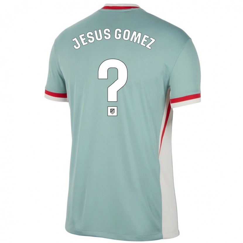 Danxen Dětské Jesus Gomez #0 Světle Béžově Modrá Daleko Hráčské Dresy 2024/25 Dres