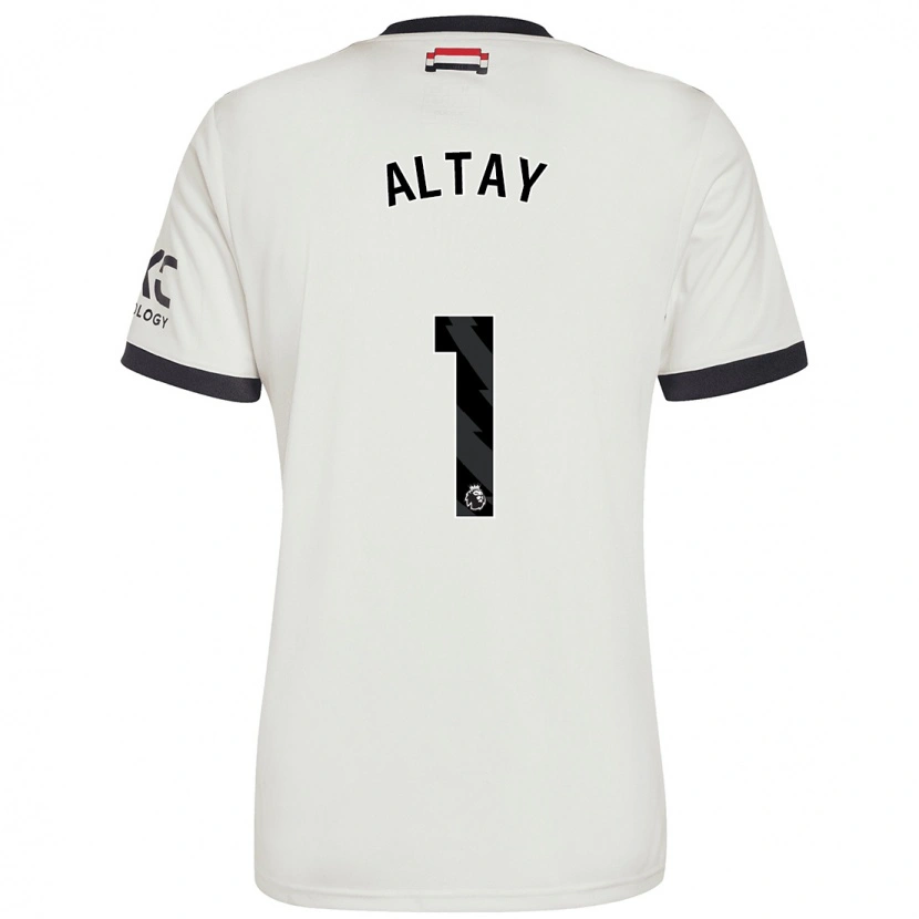 Danxen Dětské Altay Bayındır #1 Off White Třetí Hráčské Dresy 2024/25 Dres