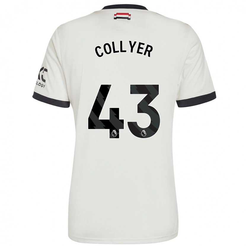 Danxen Dětské Toby Collyer #43 Off White Třetí Hráčské Dresy 2024/25 Dres