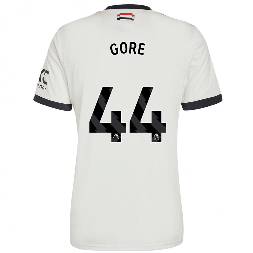 Danxen Dětské Daniel Gore #44 Off White Třetí Hráčské Dresy 2024/25 Dres