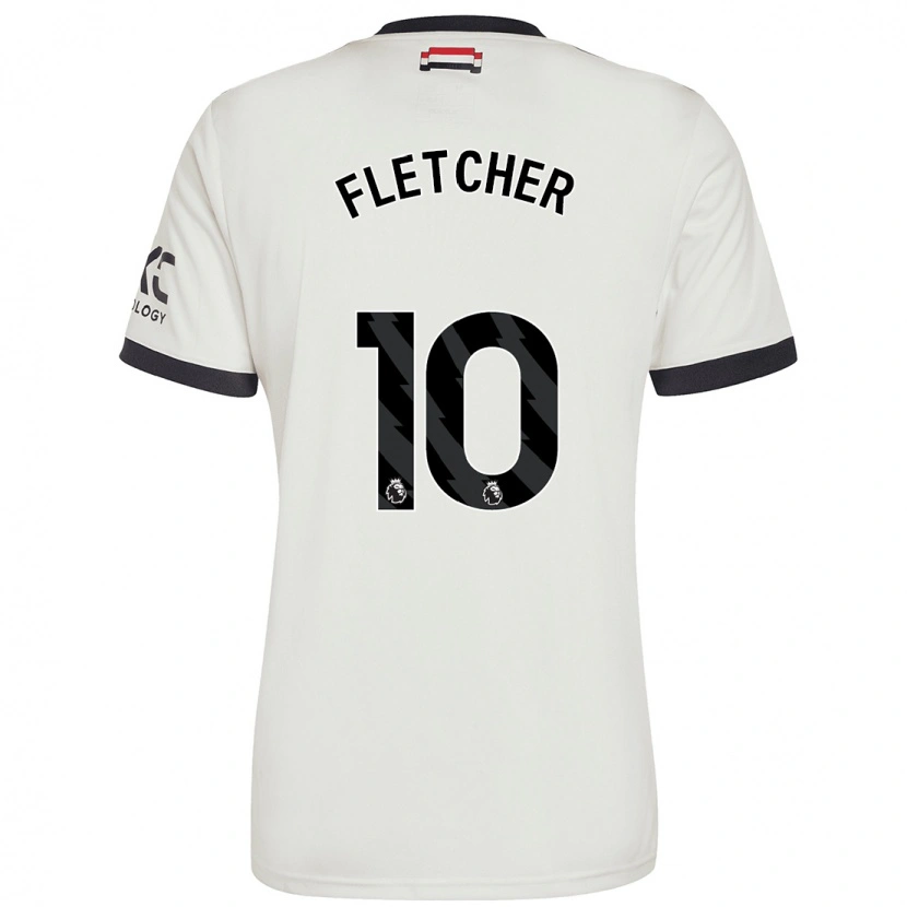 Danxen Dětské Jack Fletcher #10 Off White Třetí Hráčské Dresy 2024/25 Dres