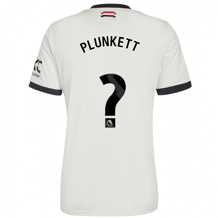 Danxen Dětské Dante Plunkett #0 Off White Třetí Hráčské Dresy 2024/25 Dres