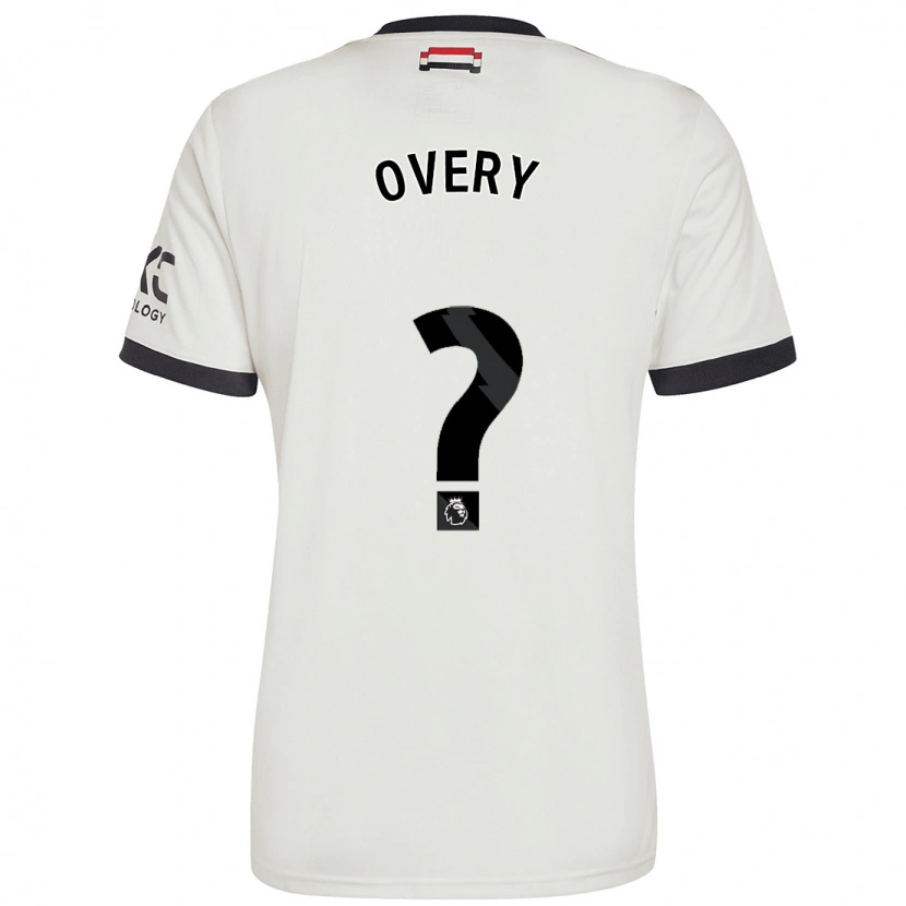 Danxen Dětské James Overy #0 Off White Třetí Hráčské Dresy 2024/25 Dres