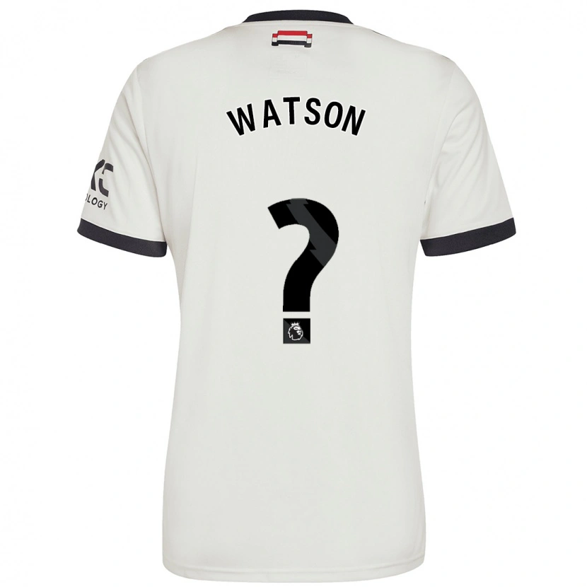 Danxen Dětské Jacob Watson #0 Off White Třetí Hráčské Dresy 2024/25 Dres