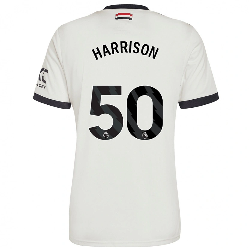 Danxen Dětské Elyh Harrison #50 Off White Třetí Hráčské Dresy 2024/25 Dres