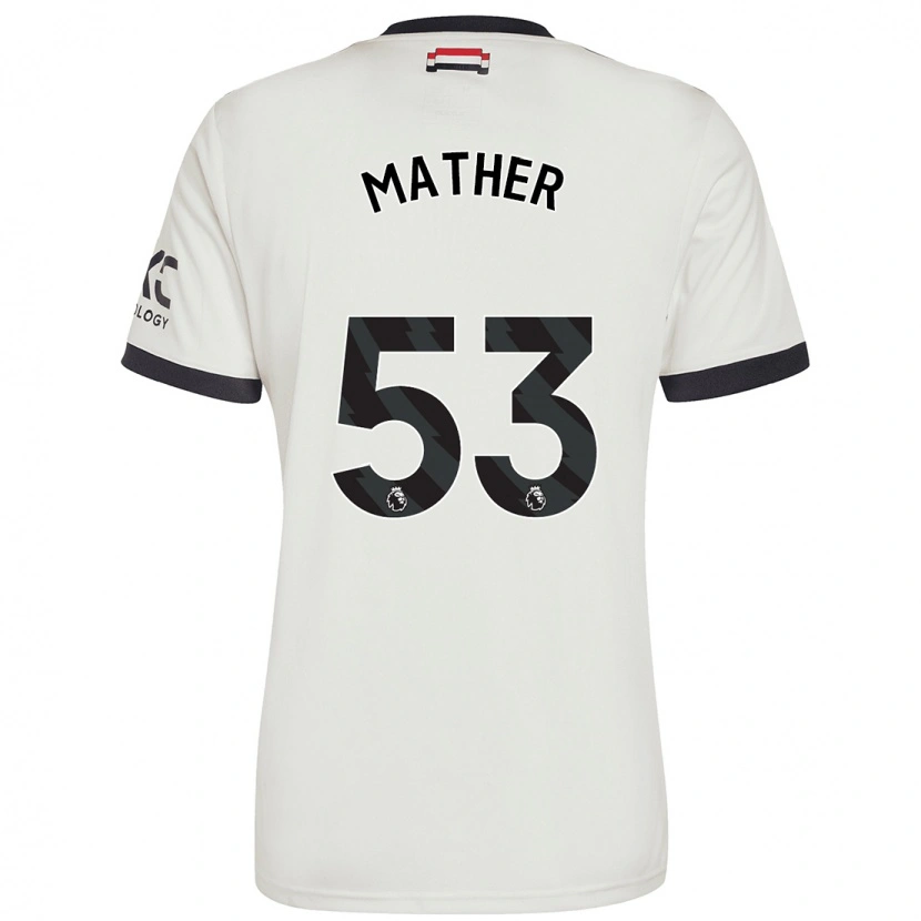 Danxen Dětské Sam Mather #53 Off White Třetí Hráčské Dresy 2024/25 Dres