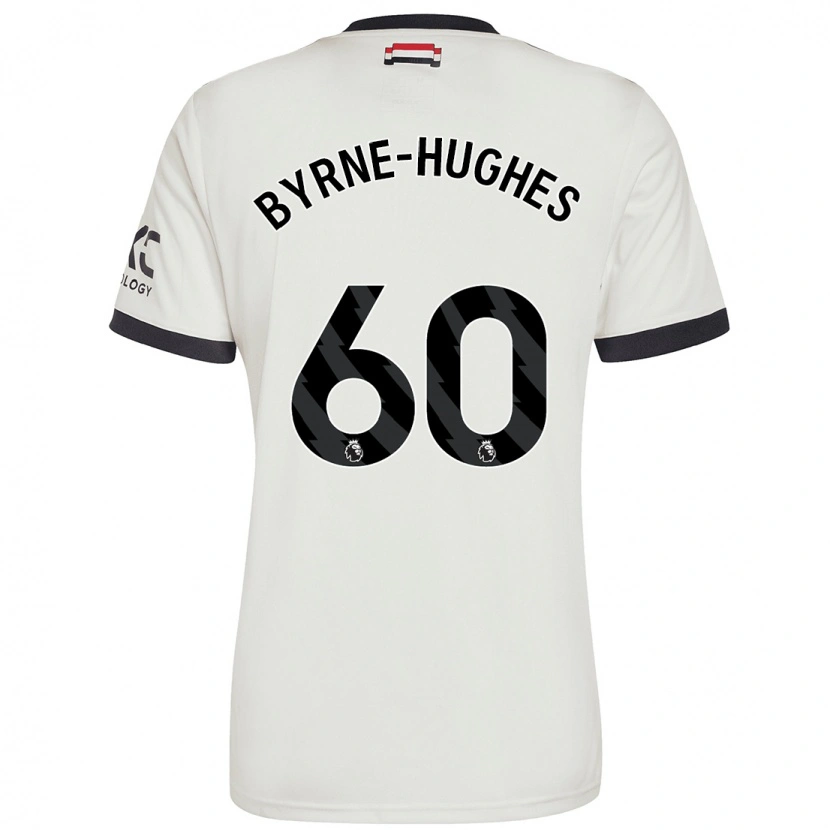 Danxen Dětské Cameron Byrne-Hughes #60 Off White Třetí Hráčské Dresy 2024/25 Dres