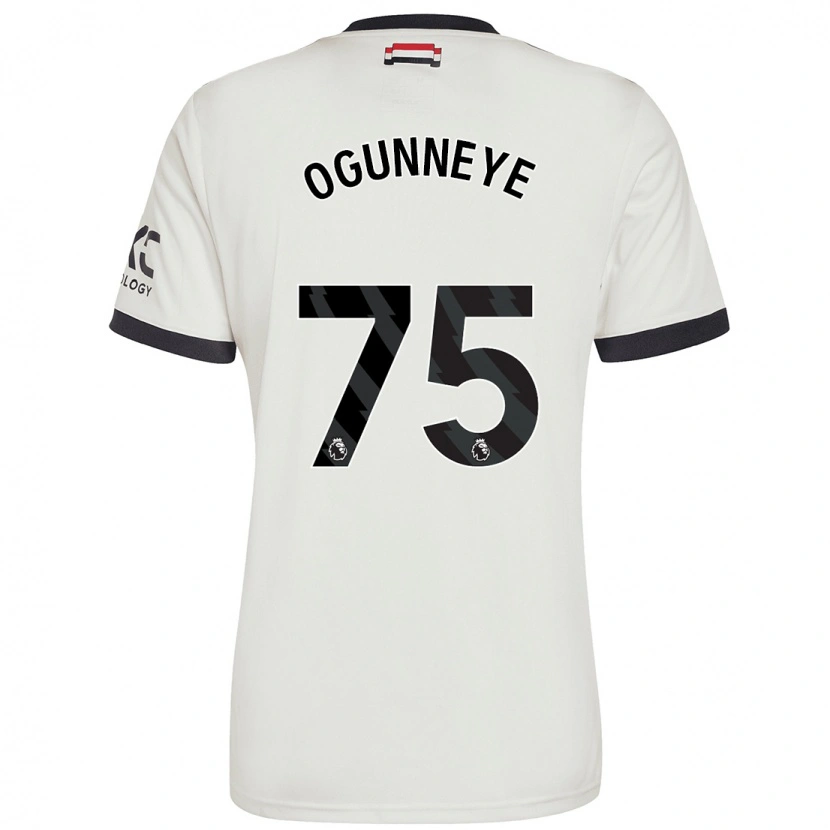 Danxen Dětské Habeeb Ogunneye #75 Off White Třetí Hráčské Dresy 2024/25 Dres